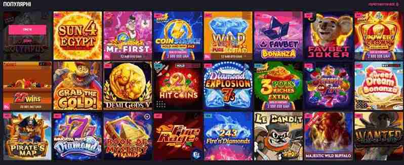 Портфоліо-ігор-казино-Фавбет